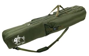 Pokrowiec na wędki 3 komory 160 z Rybą