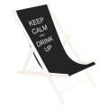 Siedzisko na leżak Keep calm 131x44 cm