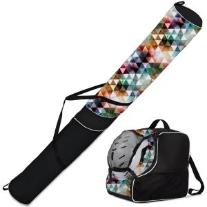 Zestaw set pokrowiec na narty + buty Triangles