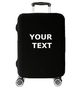 Pokrowiec na walizkę własny napis L