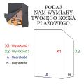 Pokrowiec na Kosz Plażowy na Dowolny Wymiar