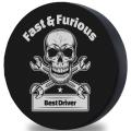 Spersonalizowany Pokrowiec na Koło Zapasowe na Wymiar z Ekoskóry | Fast &amp; Furious * Best Driver