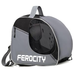 Pokrowiec na Buty narciarskie Premium z Kieszenią na Kask SZARO CZARNY