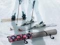 Pokrowiec torba na narty Premium Len Niebieski