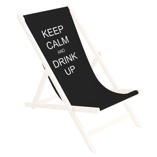 Siedzisko na leżak Keep calm 110 x 44 cm