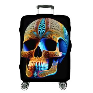 Pokrowiec Na Walizkę Colorful Skulll SML