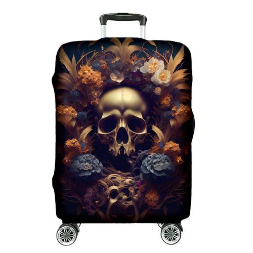Pokrowiec Na Walizkę Gold Skull SML