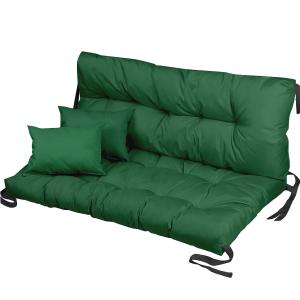 Poduszka Materac na huśtawkę , meble z palet Zielony 120x80x50 K+K