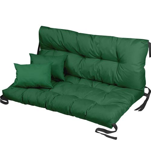 Poduszka Materac na huśtawkę , meble z palet Zielony 120x80x50 K+K