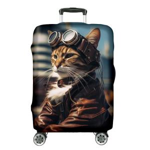 Pokrowiec Na Walizkę Futuristic Cat SML
