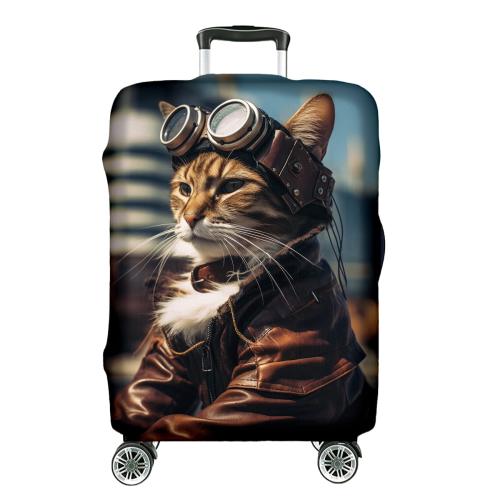 Pokrowiec Na Walizkę Futuristic Cat SML