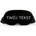 Personalizowana Osłona na gogle narciarskie, etui elastyczne, TWÓJ TEKST