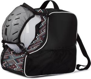 Pokrowiec na buty narciarskie z siatką Pastel Zig Zag
