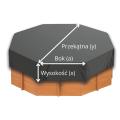 Pokrowiec na Piaskownicę 8-kątną na dowolny wymiar
