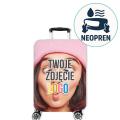 Pokrowiec neoprenowy na walizkę S z własnym zdjęciem Personalizowany