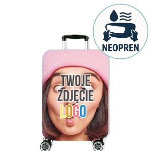 Pokrowiec neoprenowy na walizkę S z własnym zdjęciem Personalizowany