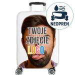 Pokrowiec neoprenowy na walizkę L: z własnym zdjęciem Personalizowany