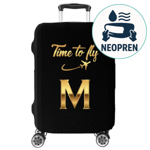 Pokrowiec neoprenowy na walizkę M A-Z Time to fly