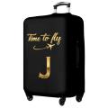 Pokrowiec neoprenowy na walizkę L A-Z Time to fly Wariant J