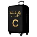 Pokrowiec neoprenowy na walizkę M A-Z Time to fly Wariant C