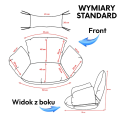 Poduszka do fotela wiszącego Kokon Zielona