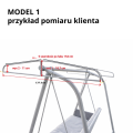 Daszek na Huśtawkę Ogrodową na Dowolny Wymiar i Kolor | Konstrukcja Łuk