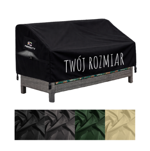 pokrowiec na ławkę sofę, wodoodporny pokrowiec, ochrona mebli ogrodowych, pokrowiec na meble