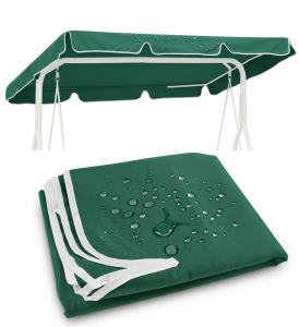 Daszek na huśtawkę ogrodową 230 x 120 cm Zielony