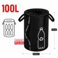 Torba na butelki do recyklingu 100L Czarna