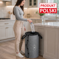 Torba na butelki do recyklingu 100L Szary LEN
