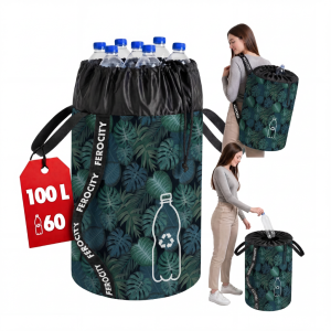 Torba na butelki do recyklingu 100L Monstera