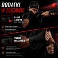 Worek bokserski Ferocity 120 × 30 cm do boksu, kickboxingu i MMA. Wybierz pusty worek lub wypełnienie 15, 20 albo 25 kg.